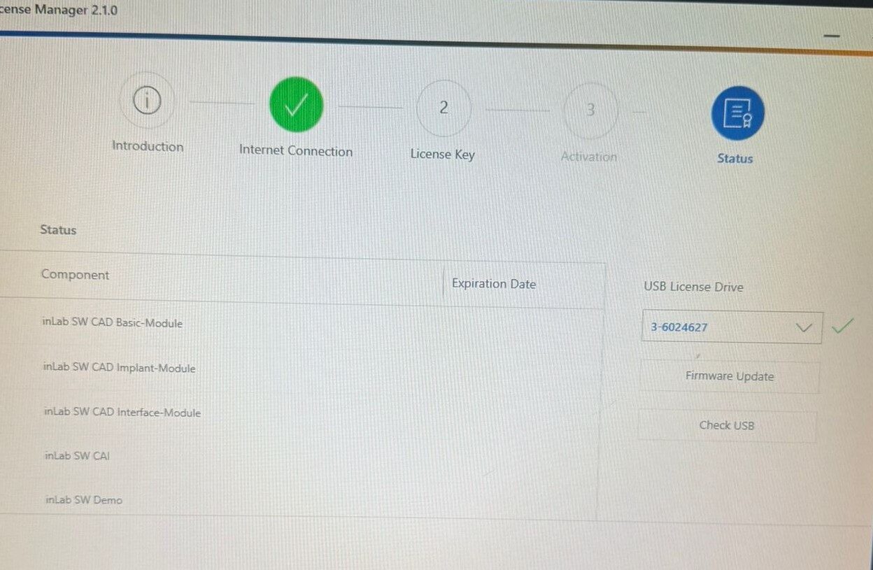 Sirona Lizens 22 In LAB CAM und CAD Vollversion Alle Module | 338587