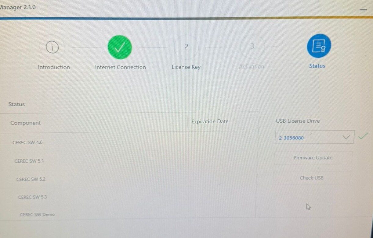 Dentsply Sirona CEREC Software Vollversion 5.3 für Primescan 2 / 5.2 5.1 Und Connec | 338560
