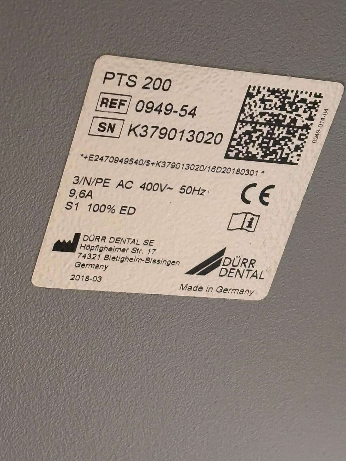 Power Tower PTS 200 Bj 2018 mit Schalldämmung 400 V Dürr Dental Nassabsaugung | 338097