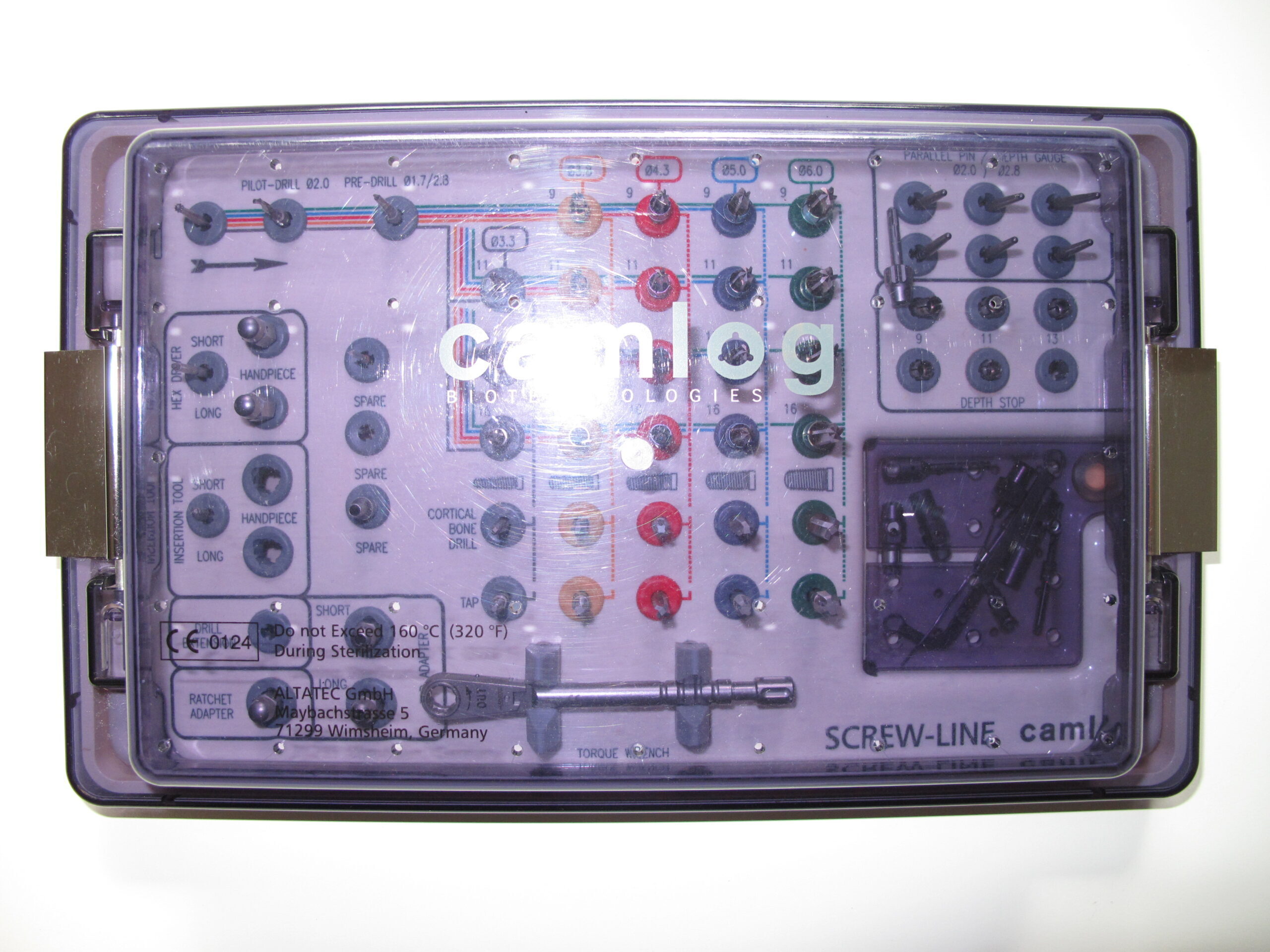 Camlog+Conelog-SCREW-LINE-Tray + Zubehör | 339278