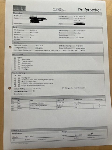 Pan eXam Kavo | 338484