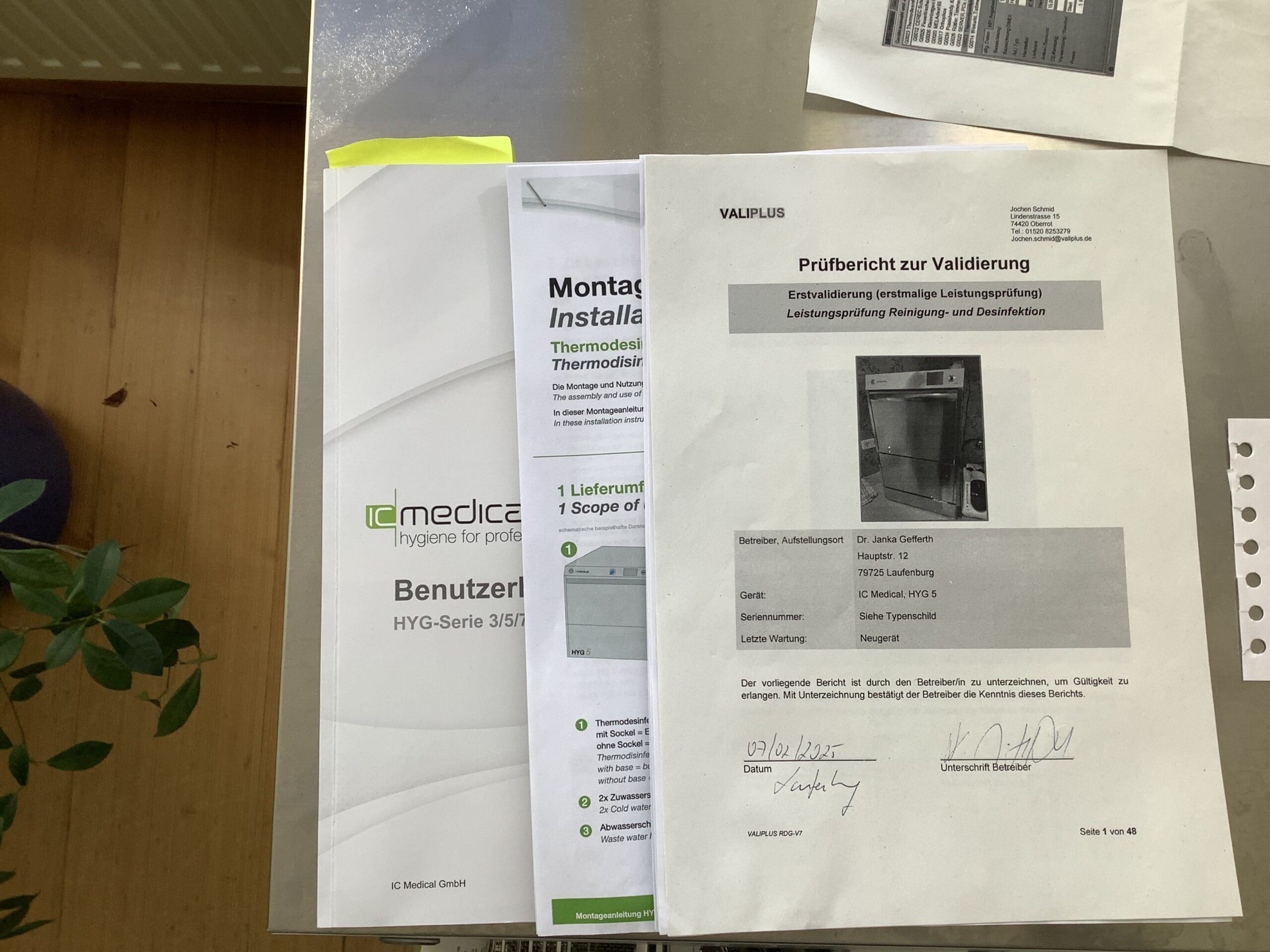 RDG von IC-MEDICAL von 1/2025, validiert, geleast, zu übergeben ab sofort | 337949