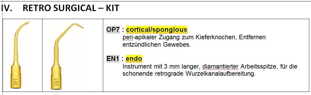 Mectron-Retro_Surgical-Kit/ PIEZOSURGERY | 339464
