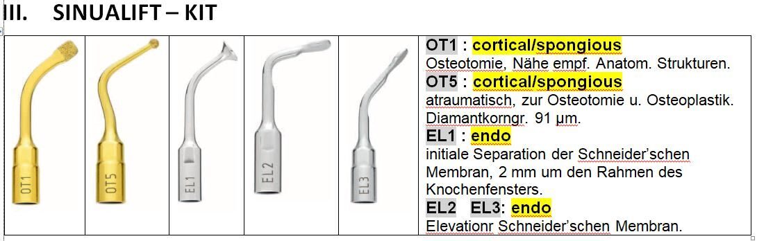 Mectron-Sinuslift-Kit/ PIEZOSURGERY | 339473