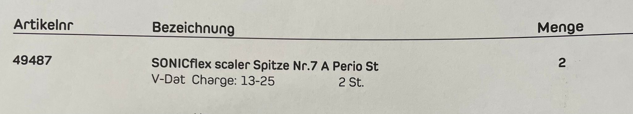 SONICflex scaler Spitze Nr. 7 A Perio | 338668