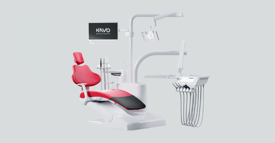 KaVo uniQa T | Polsterfarbe: Anthrazit | Professional + CONNECTbase + Comfort RELAXline-Polsterung für Nassabsaugung (Mundspülbeckenventil) | 338230