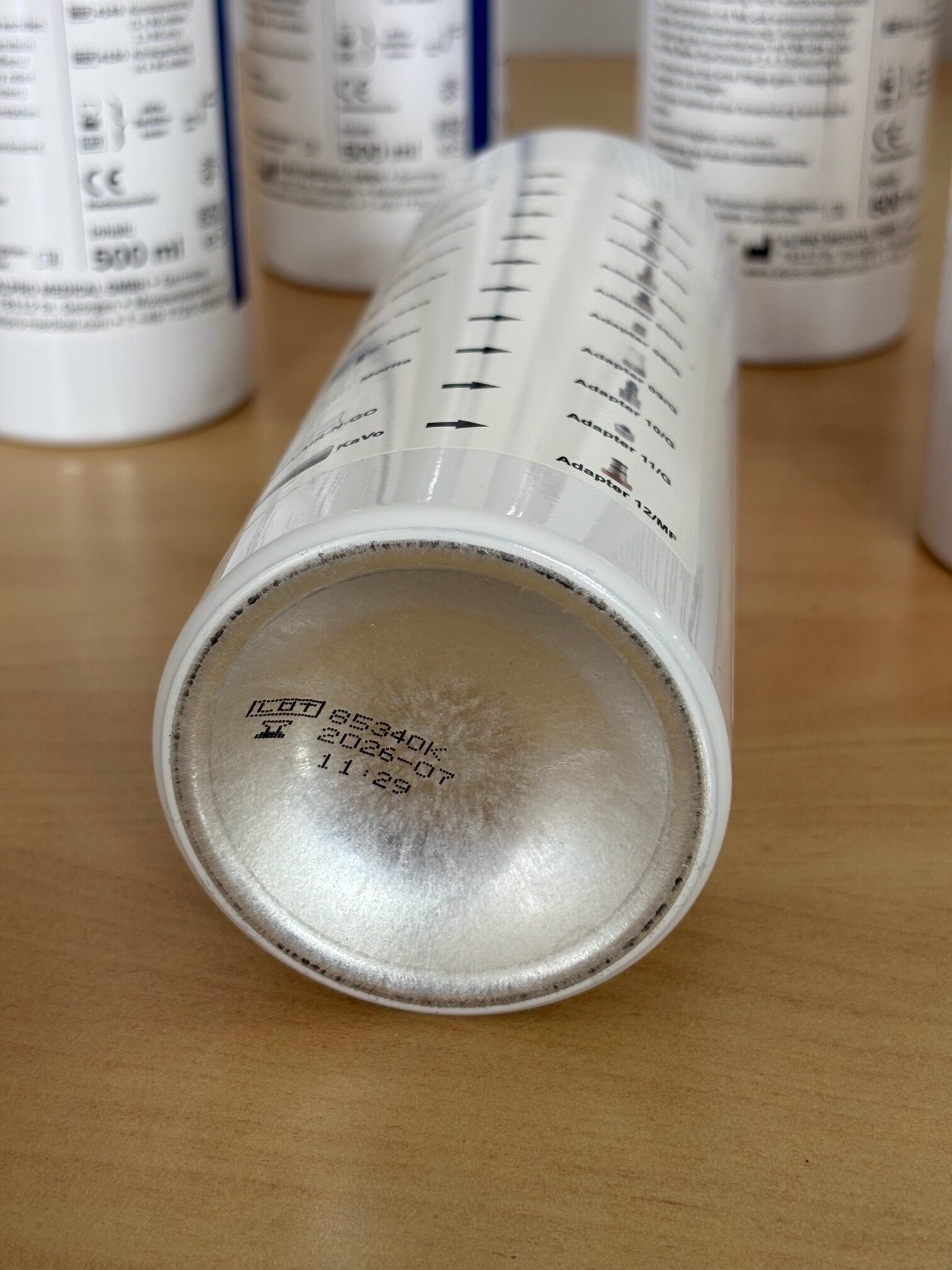 UNGENUTZT: Alpro WL-clean (5 Dosen) & WL-cid (4 Dosen) Reinigung + Desinfektion Druckspüllösung für zahnärztliche Hohlkörperinstrumente | 338253