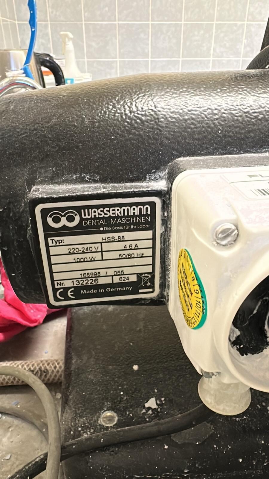Wassermann HSS-88 Gipstrimmer mit fast neuer Diamantscheibe – 1000W | 340570