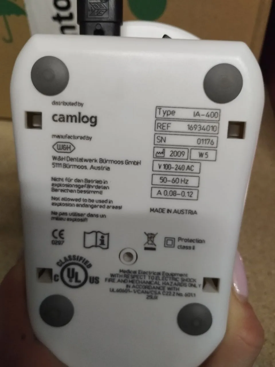 Camlog Prothetikschrauber Handstück W&H Typ iA-400 | 340094