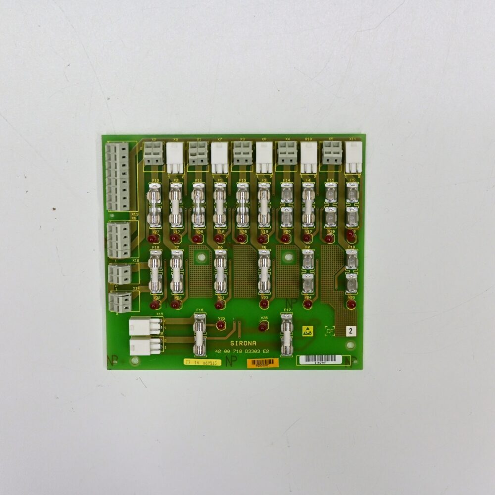Sirona Sicherungsverteiler-, Verteilerplatine REF: 4200718, gebraucht | 339881