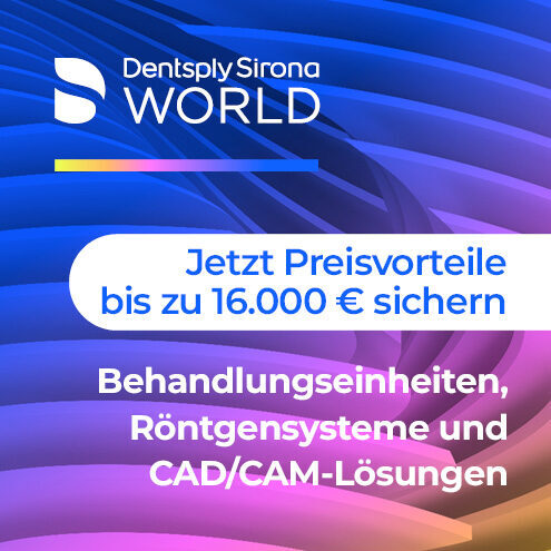 Dentsply Sirona – Attraktive Preisvorteile rund um die Dentsply Sirona World | 340123