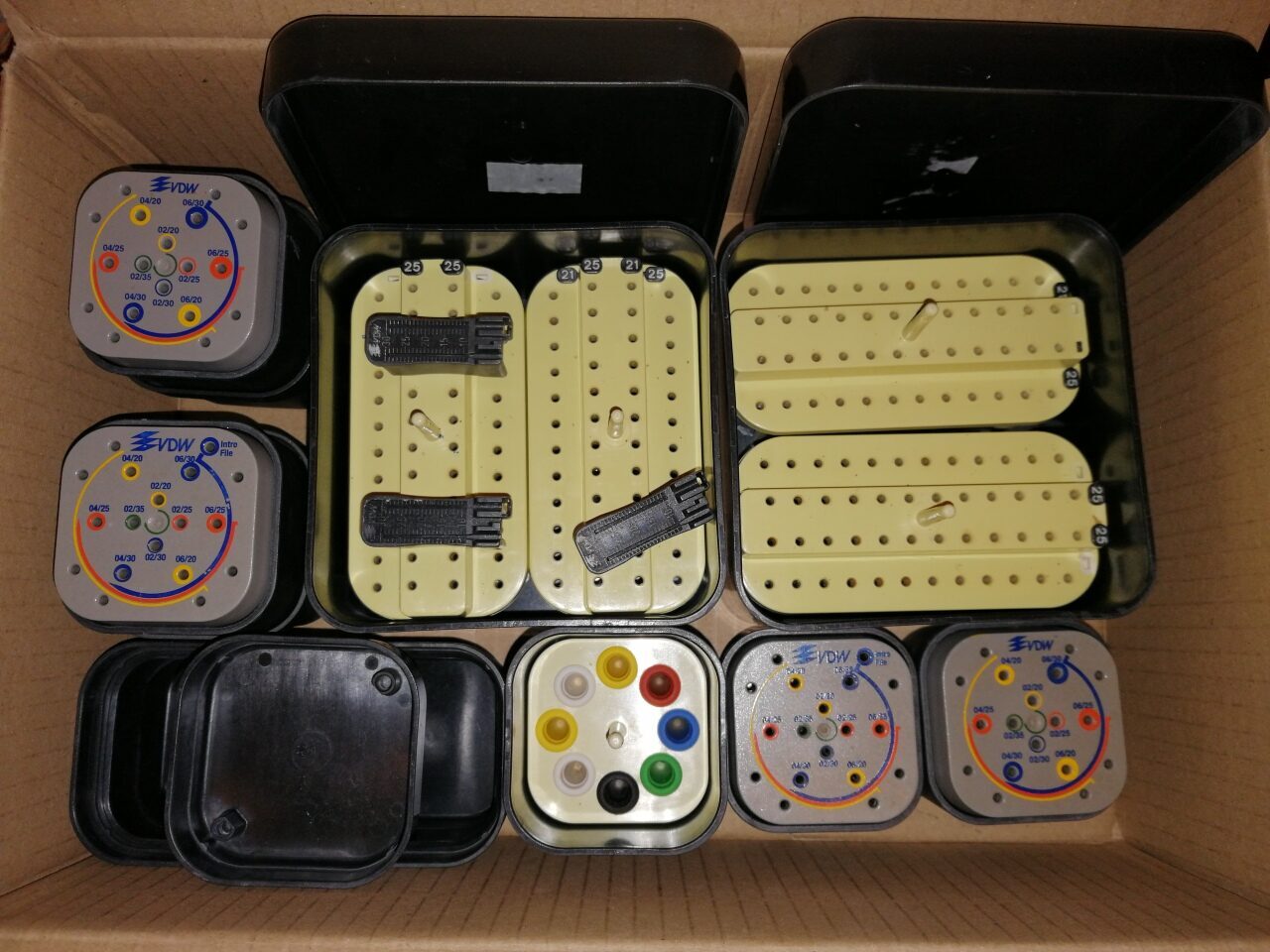 Endo Aufbewahrungsboxen,  Semi-Boxen 2000, Mini -Boxen 2100 , Minifix von VDW | 340209