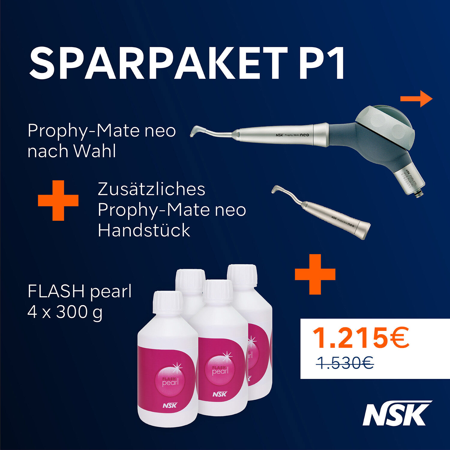 NSK Get it! Aktion: Prophy-Mate neo  – Sparpaket P1 | 340694
