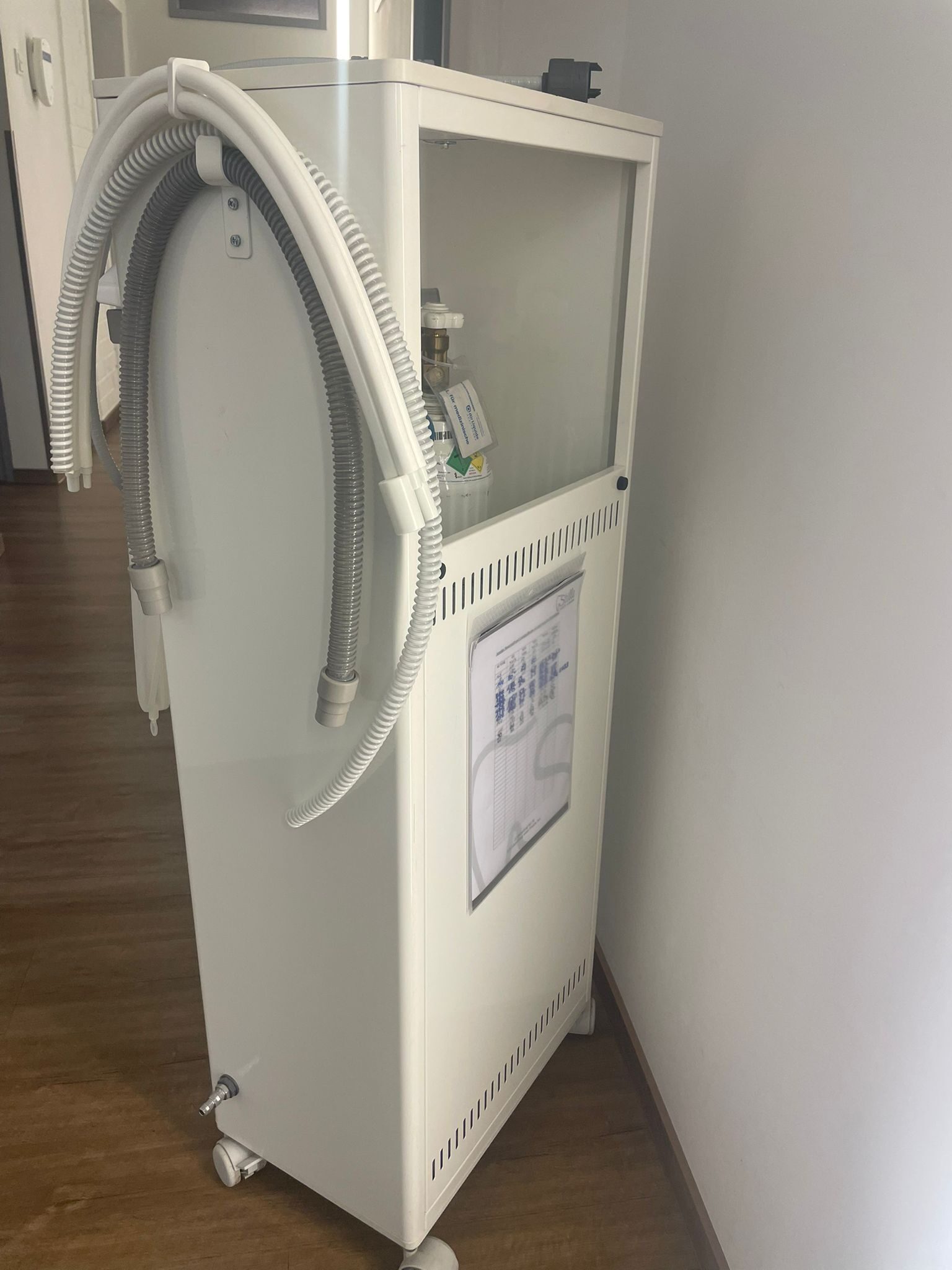 Tecno-Gaz Master Flux Plus – Lachgas Sedierungsgerät Dental N2O/O2 inkl. Bypass-Absauganschluss | 339649