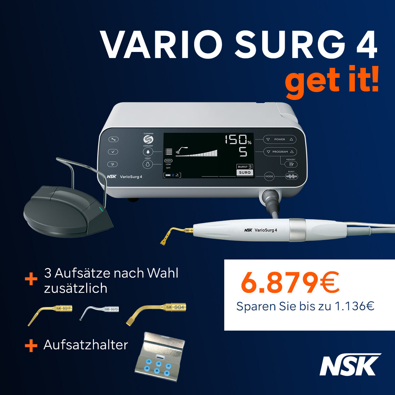 NSK Get it! Aktion: VarioSurg4 Sparpaket V2 | 340699