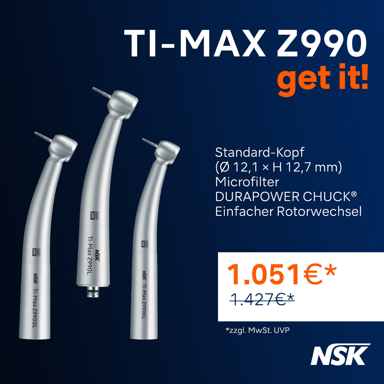 NSK Aktion: Ti-Max Z990 Turbine | 340776