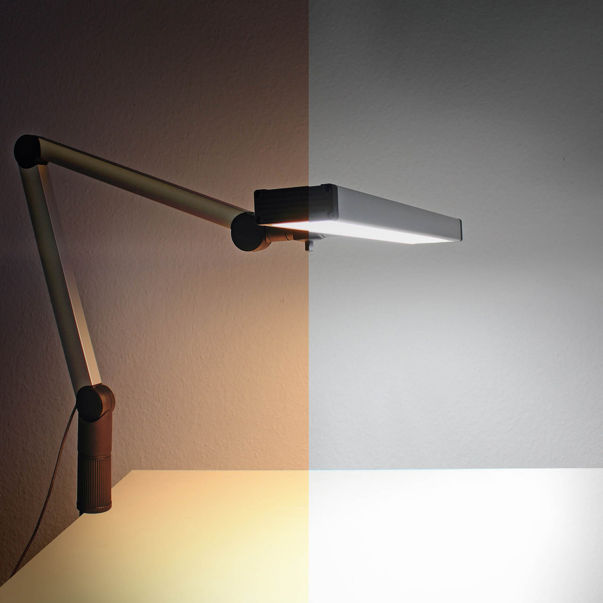 LED-Gelenkarmleuchte UNILED II TUNABLE WHITE, 3000~6500K, Leuchtenkopfbreite 548 mm | 342555