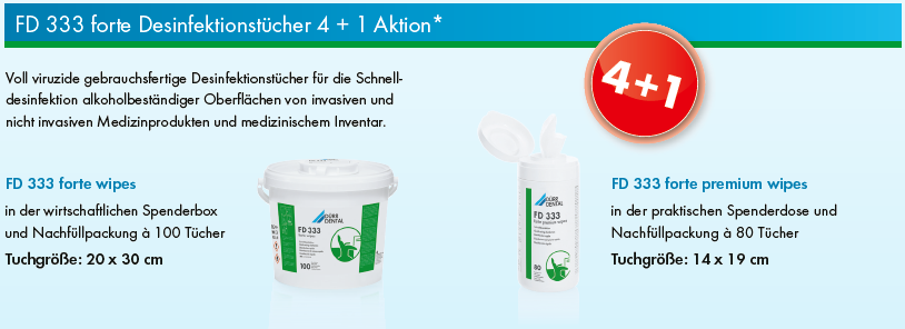 Flächenfokus – attraktive Sonderkonditionen für Flächendesinfektionstücher | 341737