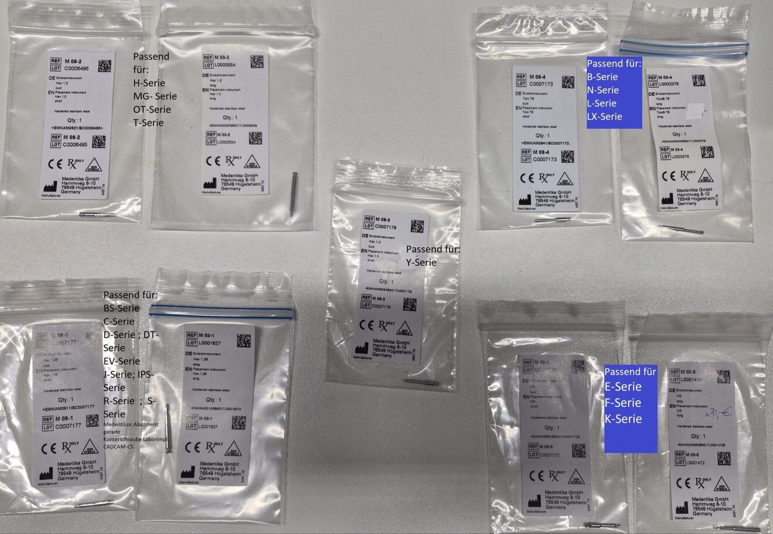 Eindrehinstrument Torx / Hex / UG | 341185