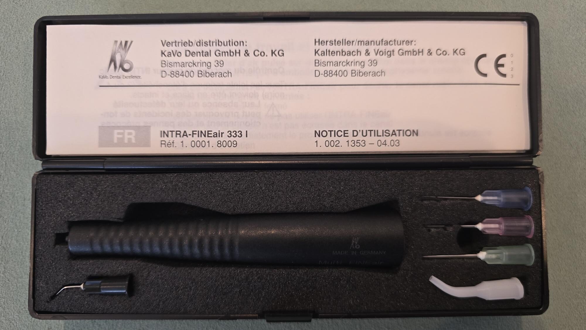 KaVo FINEair Intra 333 I mit Aufsatz-Spitzen | 341834