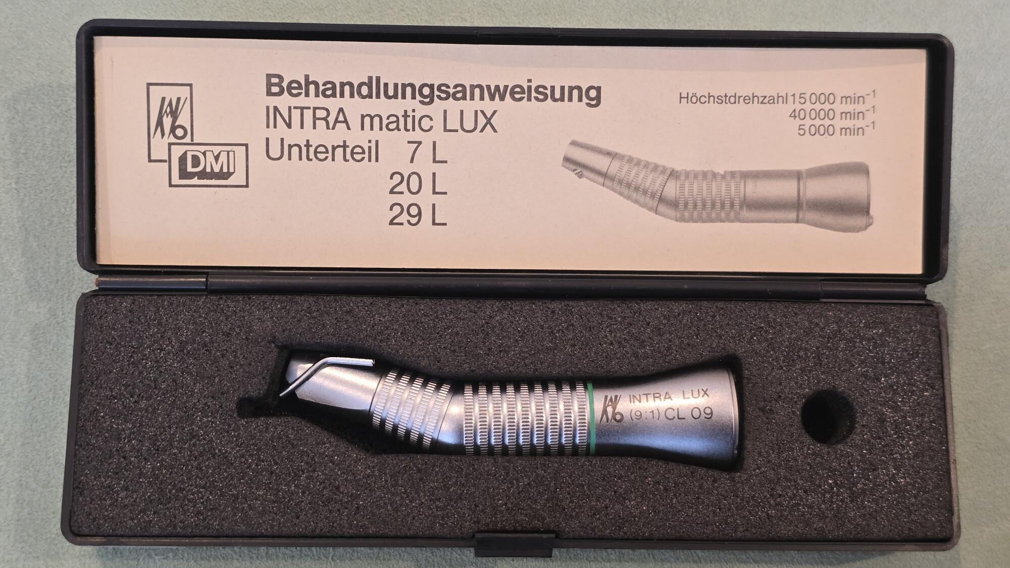 KaVo Chirurgie Winkelstück grün CL09 Intra Lux, ohne Kopf | 341847