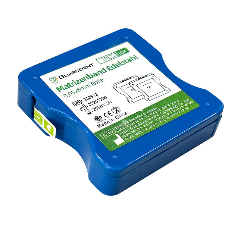 Guarddent Matrizenband Edelstahl 0,05x6mm (3 Rollen je 3m) | 342347