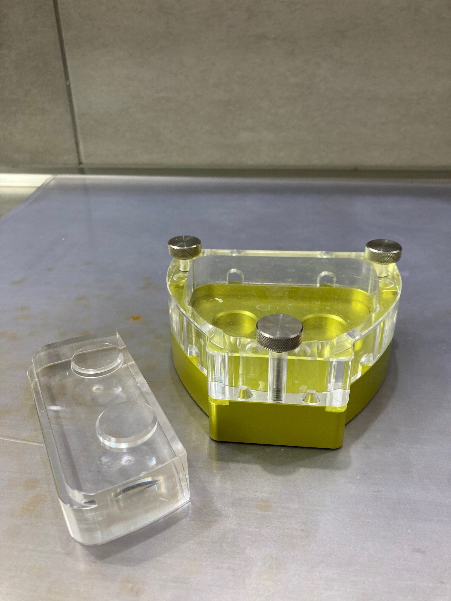 SRNexco Flask Press Küvette – TOP ZUSTAND | 341634