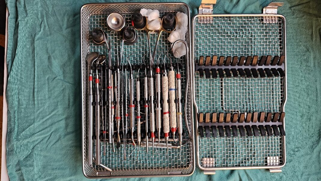 PAR-offen_Tray + Waschkorb mit Deckel + Aesculap Sterilkontainer | 341691