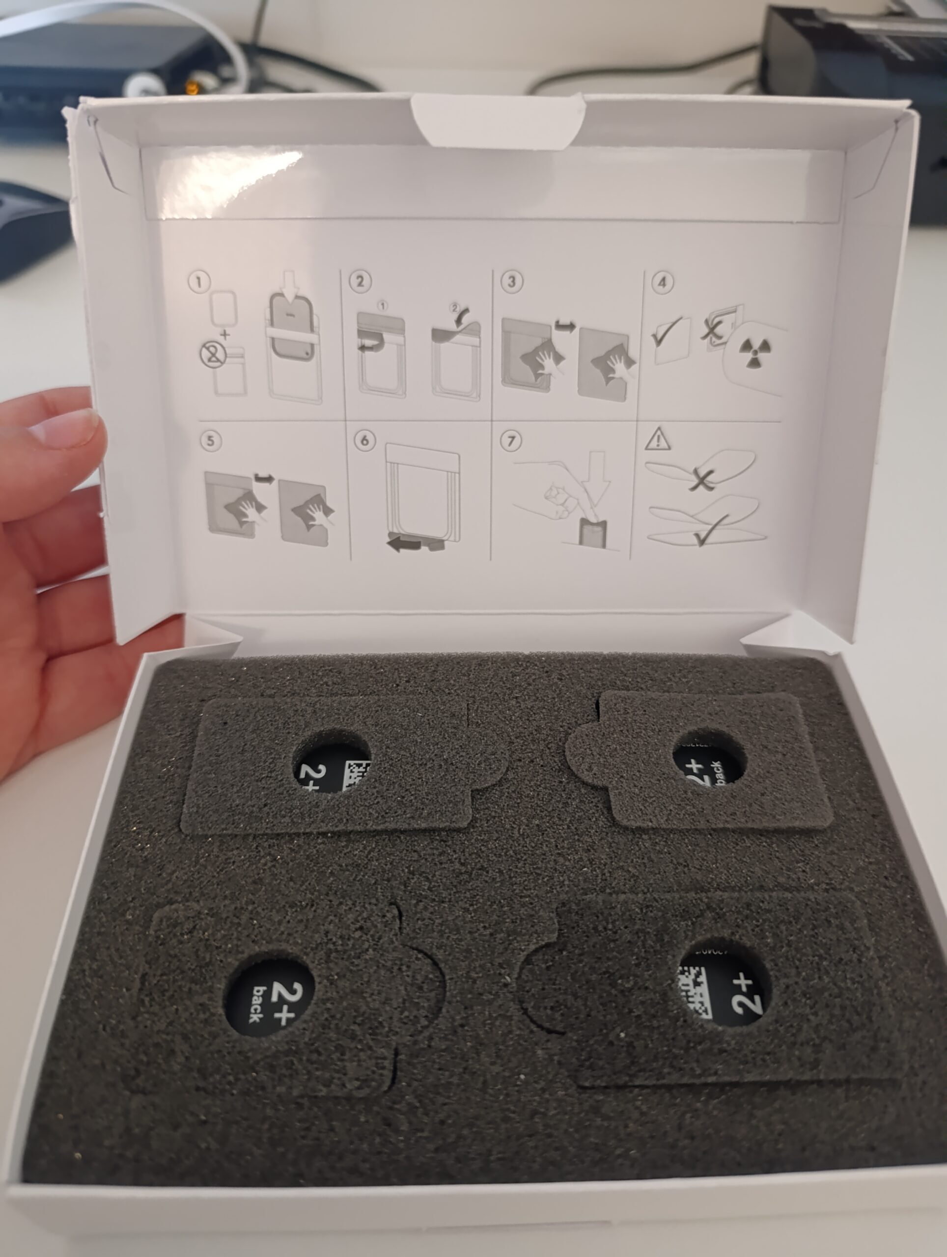 VistaScan Speicherfolien Plus, Größe 2, 3 × 4 cm, Packung à 4 Stück | 344227