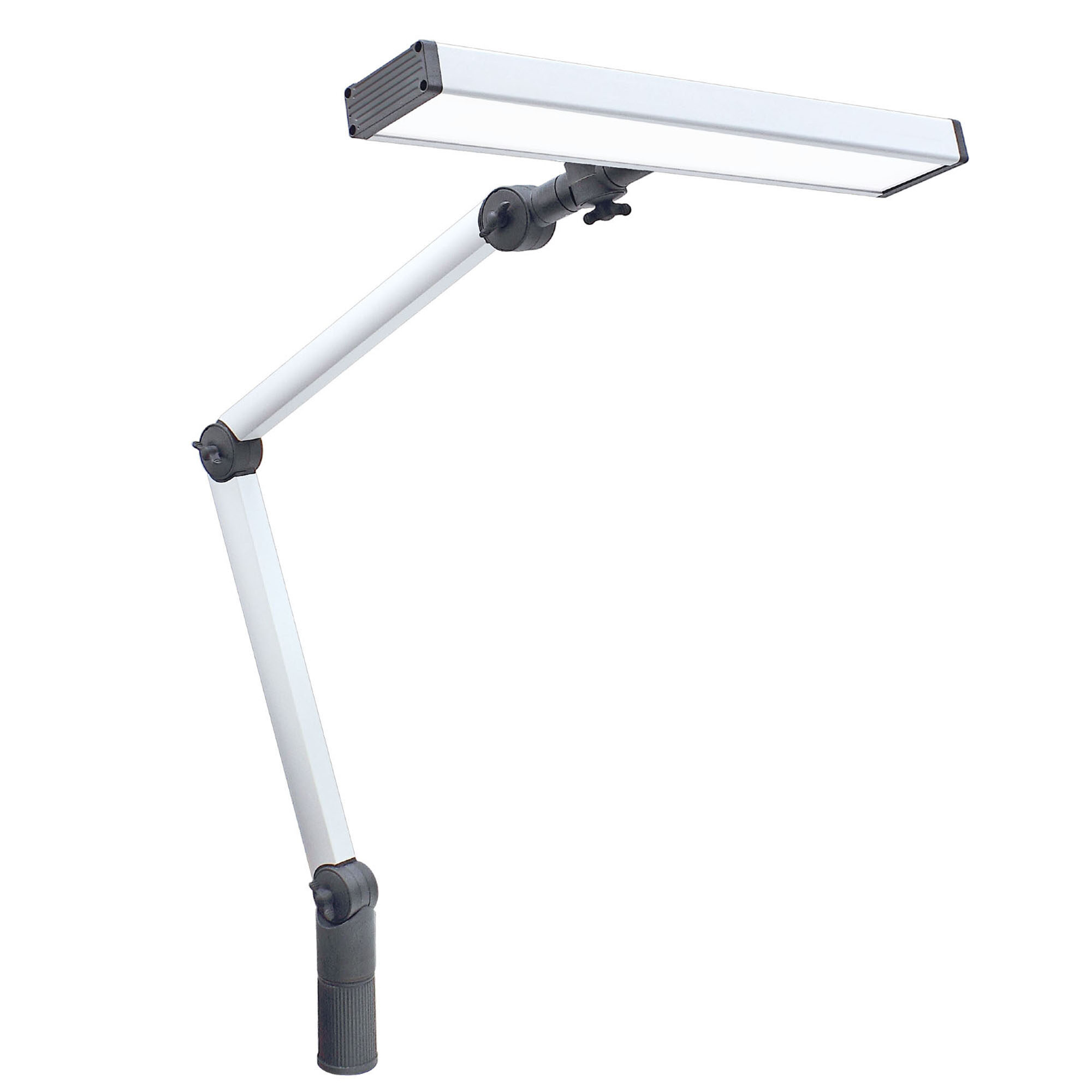 LED-Gelenkarmleuchte UNILED II, Leuchtenkopfbreite 548 mm | 342594