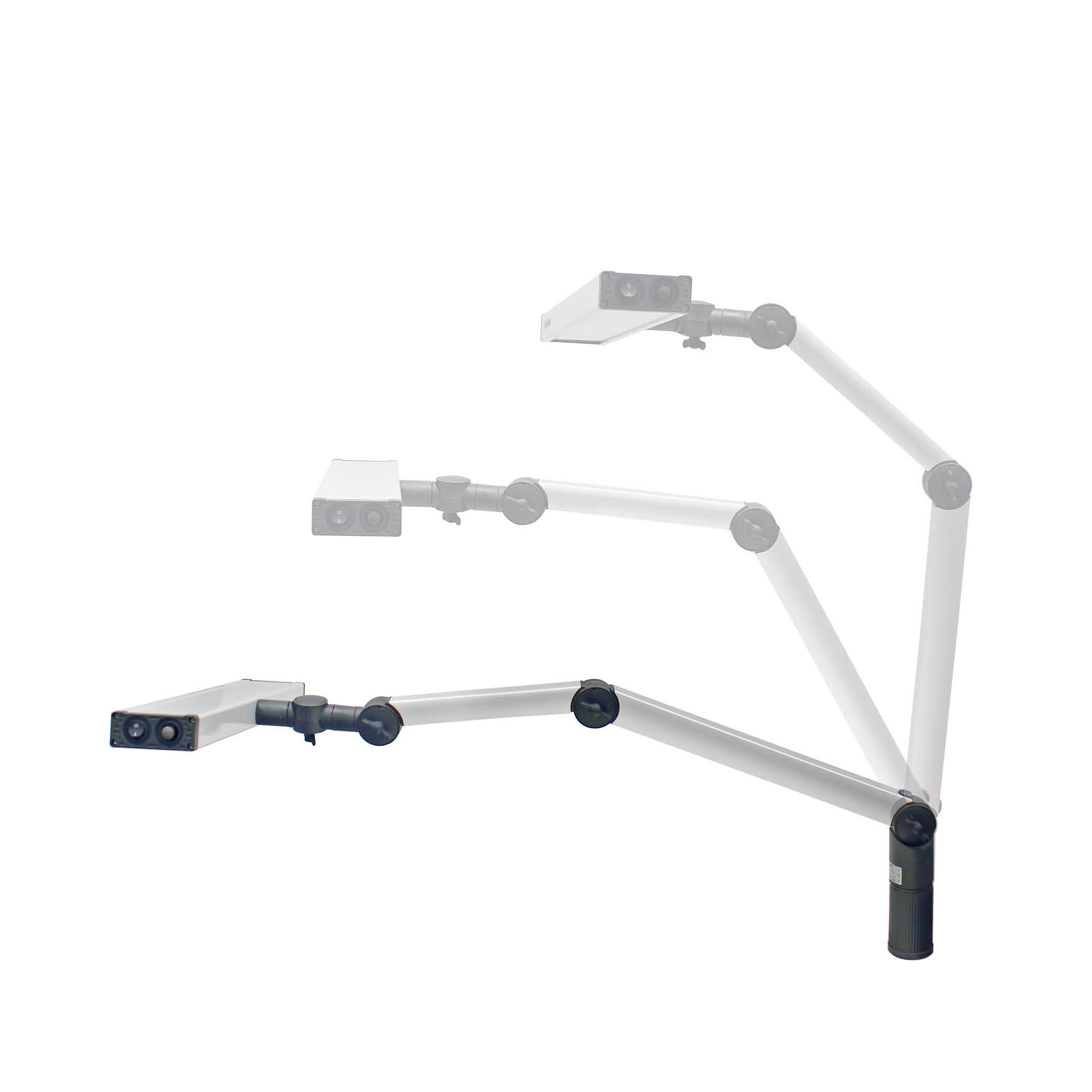 LED-Gelenkarmleuchte UNILED II Watchmaker, Leuchtenkopfbreite 380 mm, dimmbar | 342599