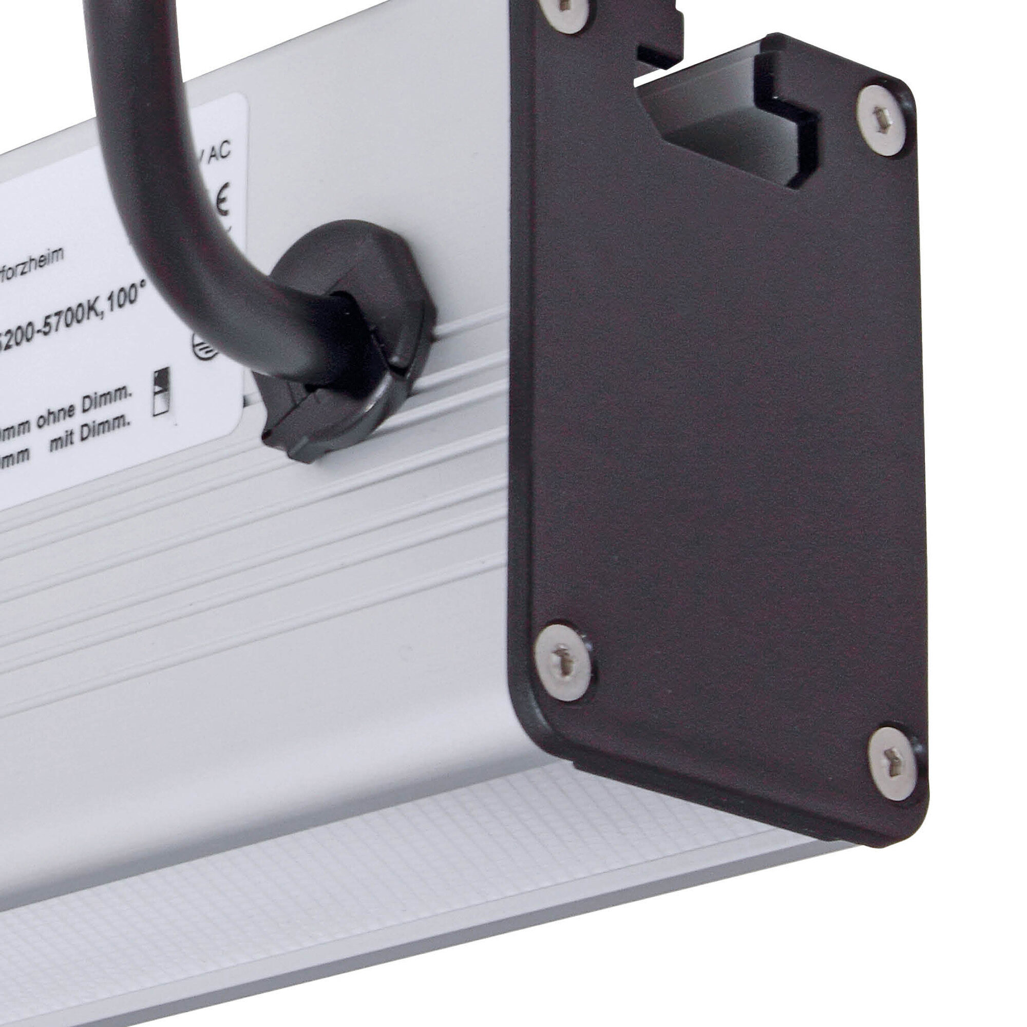 LED-Arbeitsplatzleuchte | PROFILED AC, 1000mm, Anschlussleitung mit Netzstecker | 343237