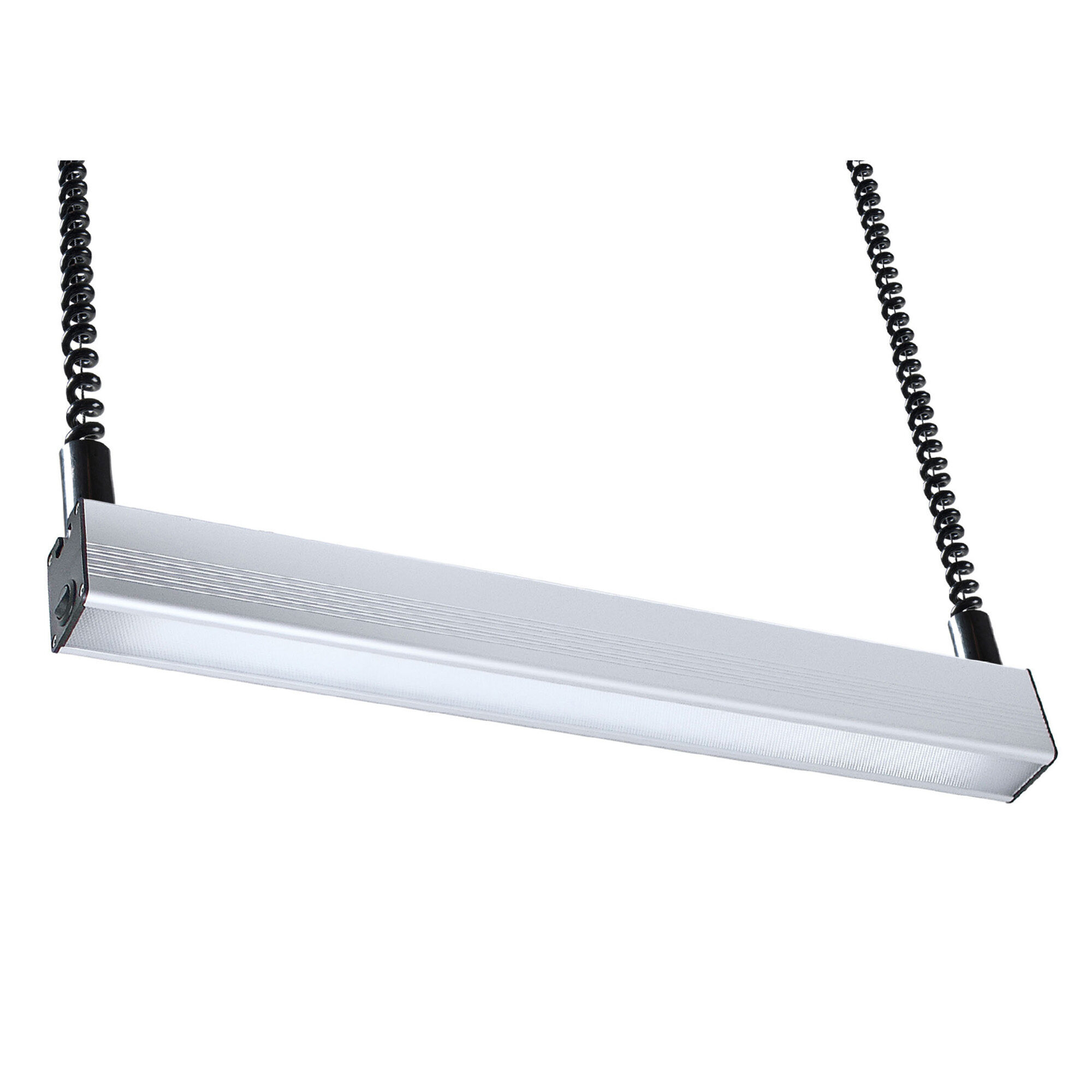 LED-Arbeitsplatz-Deckenleuchte | PROFILED AC Zugpendel, 1200mm, Zugbereich nach unten ~900mm | 343270