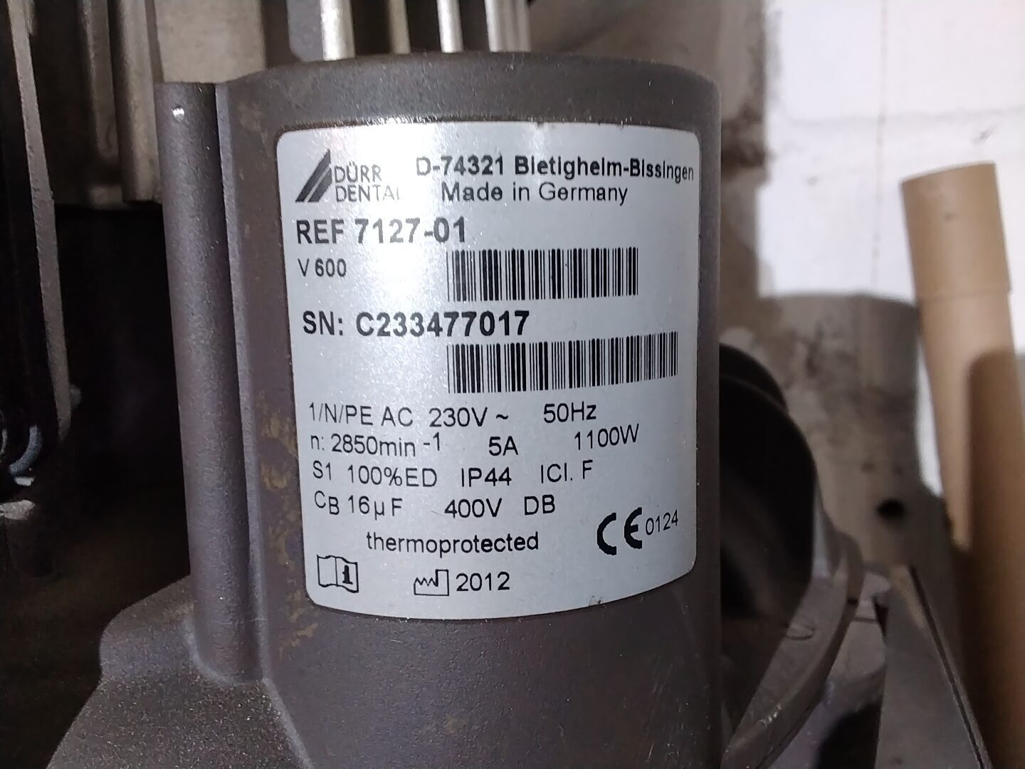 Dürr Dental VS 600 Trockenabsaugung komplett mit allem Zubehör ab Mitte Mai In 41466 Neuss | 344038