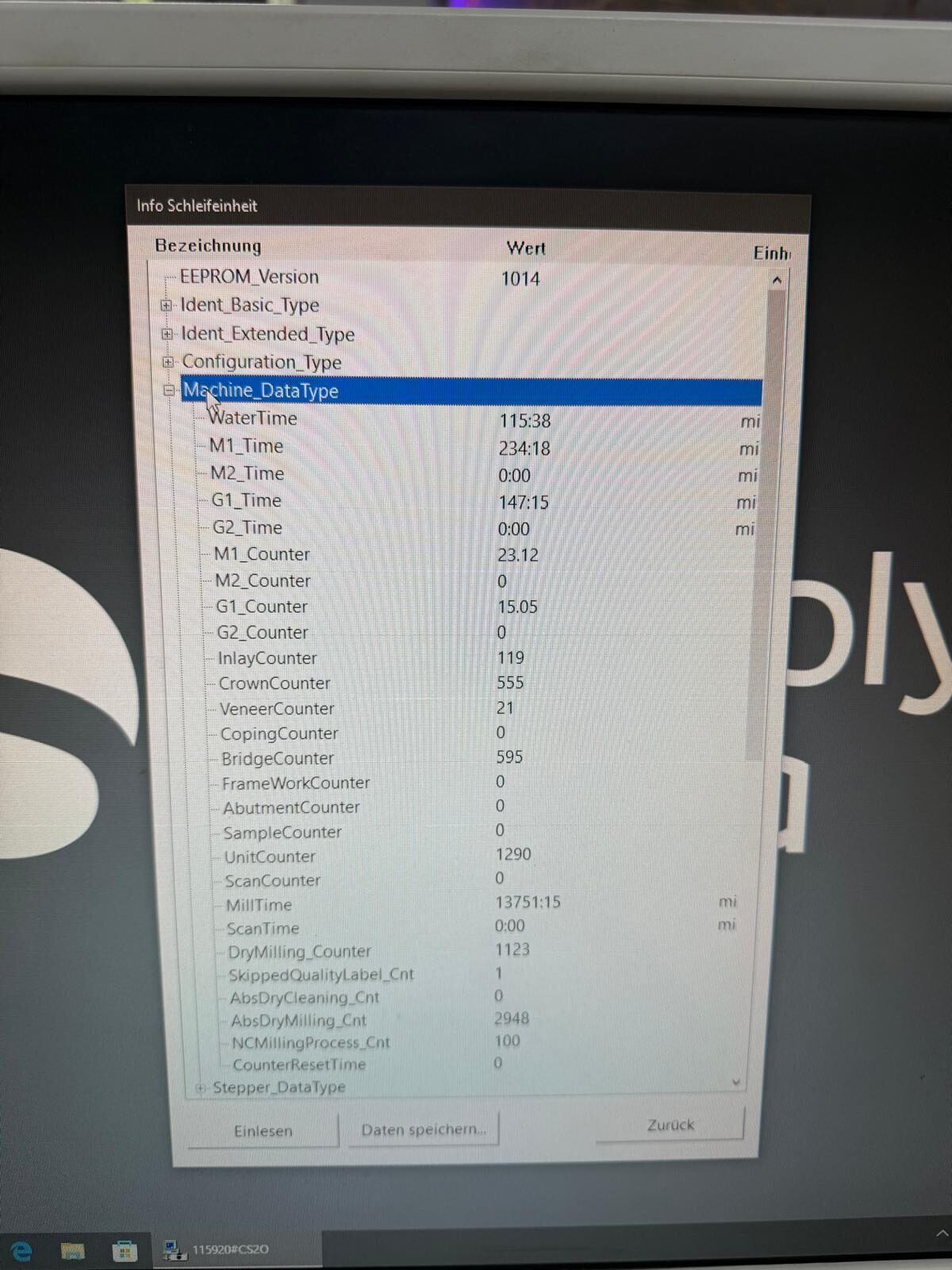 Sirona CEREC MC XL / Schleifeinheit / Milling Machine / Dental Labor / CAD CAM | 342788