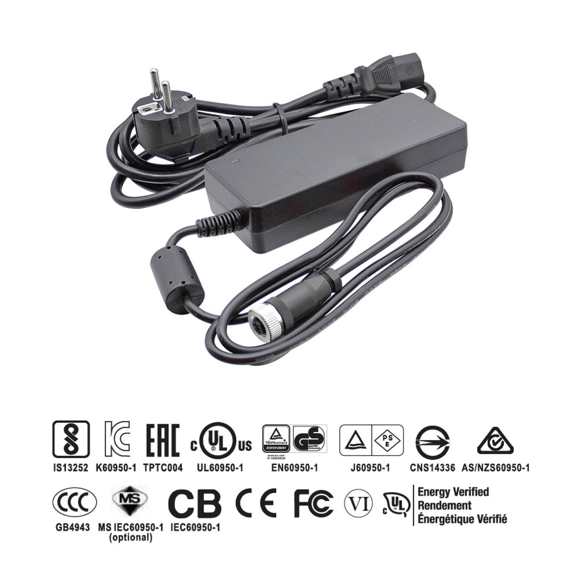 Tischnetzteil ~60W für LED-Leuchten | Ausgang Festspannung 24V DC | LED-Treiber | | 343505