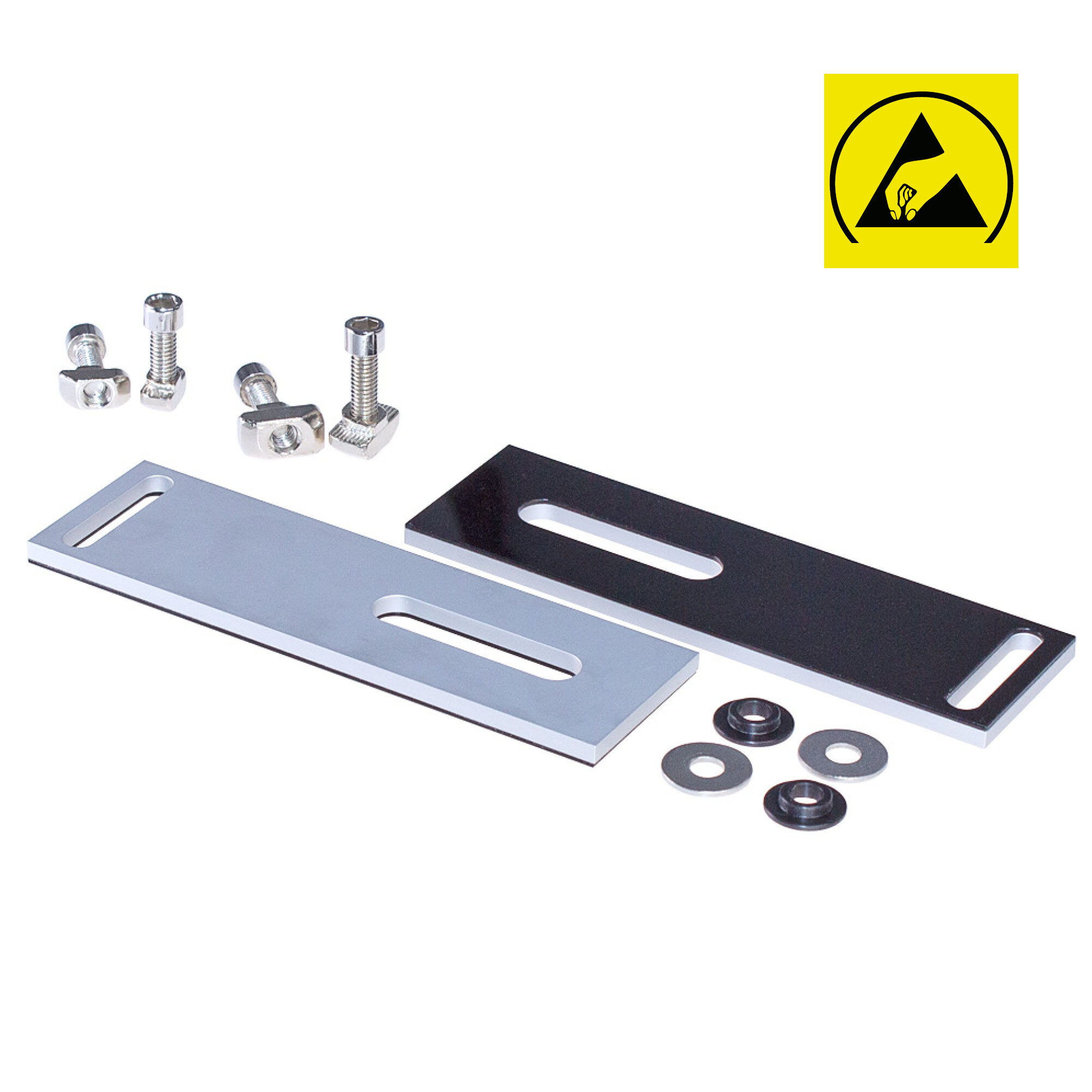 Montagesatz für LED2WORK LED-Leuchten, ESD, flach | SYSTEMLED EVO | PROFILED | 343405