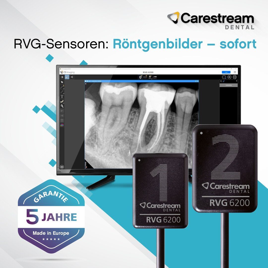 Sensoren RVG 6200 – Größe 2, 1 und neu in 0 | 342738