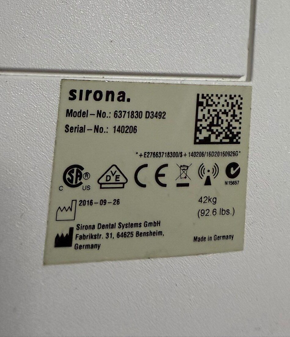 Sirona CAD CAM Starter SET / CEREC Omnicam SW 5.2 Windows 10 / MC XL Premium TOP | 342676