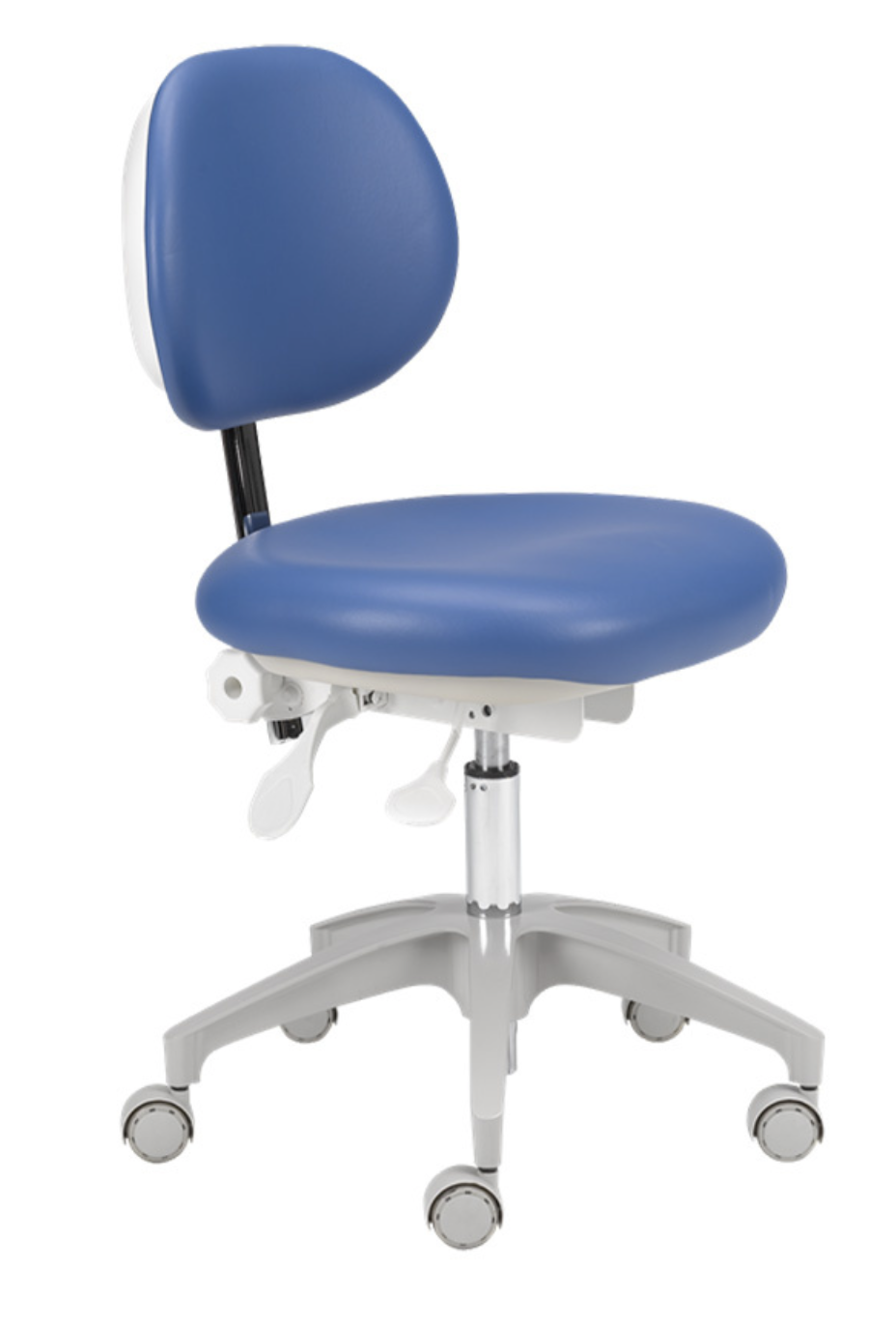 A-dec 421 Doctors Stool Arbeitssessel Stuhl Polsterfarbe PACIFIC *Neu & OVP* | 343545