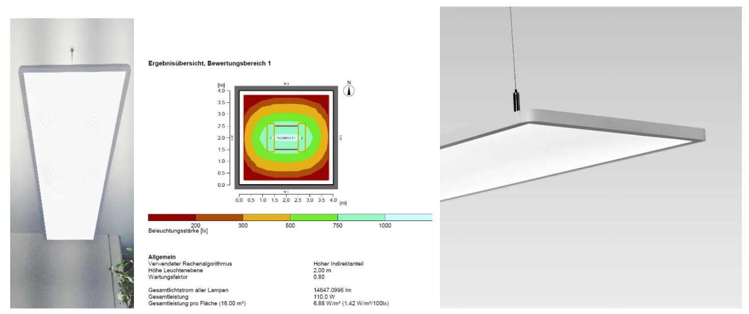 Dentalraumbeleuchtung abgependelt Leuchtentyp  D3 LED | 343731