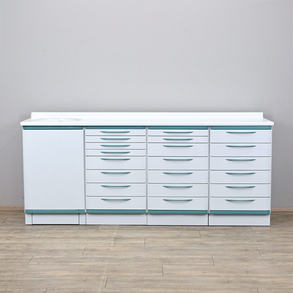 Baisch Integral 2, 4er Behandlungszeile / Schrankzeile aus Stahl, gebraucht | 344169