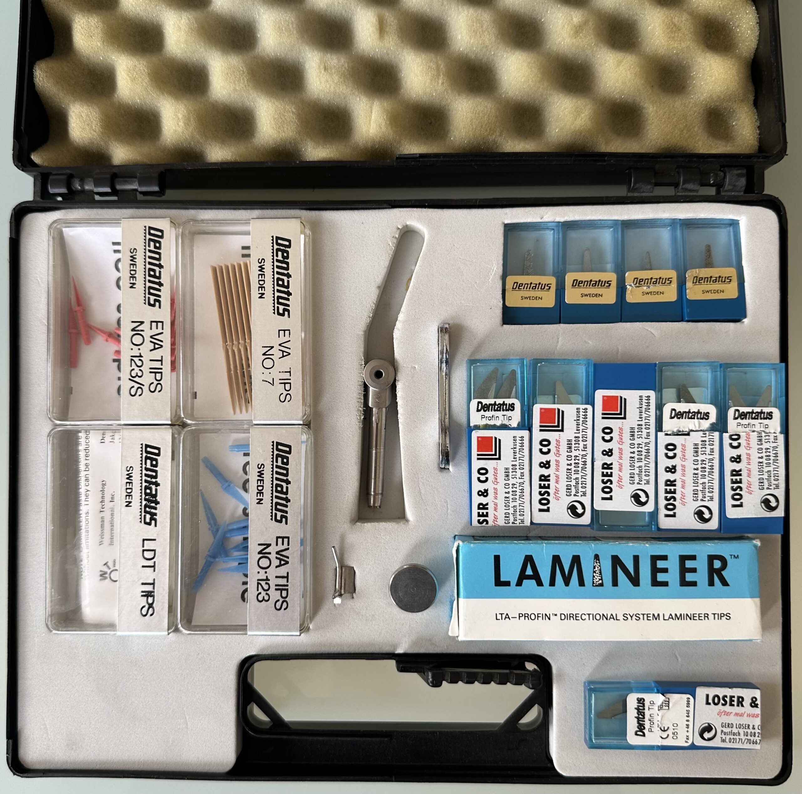 Dentatus Profin Directional System – Unbenutzt – Inkl. großem Lamineer-Tip Sortiment | 343684