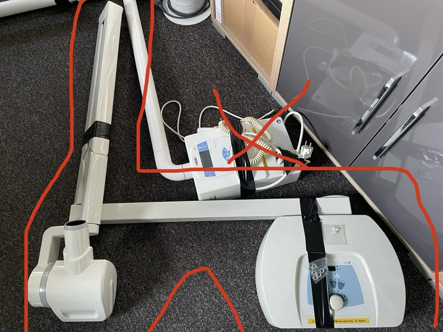 Carestream CS 2200 (ähnlich 2100) intraorales Kleinröntgengerät mit langem XL Arm | 344110