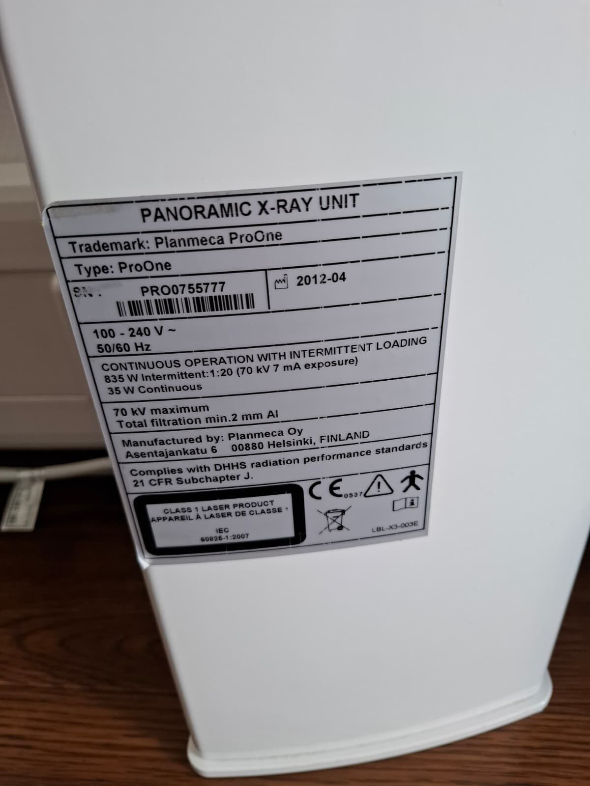 Planmeca ProOne 2D Gerät | 343996