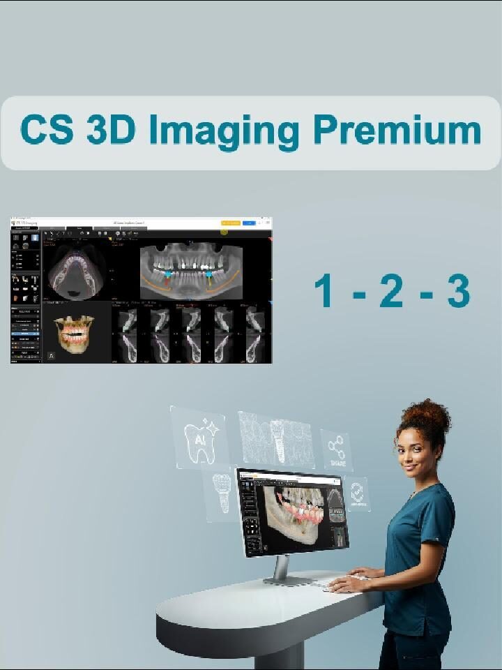 Carestream KI-Software für Implantat- & Kronenplanung / „CS 3D Imaging Premium“ | 342701