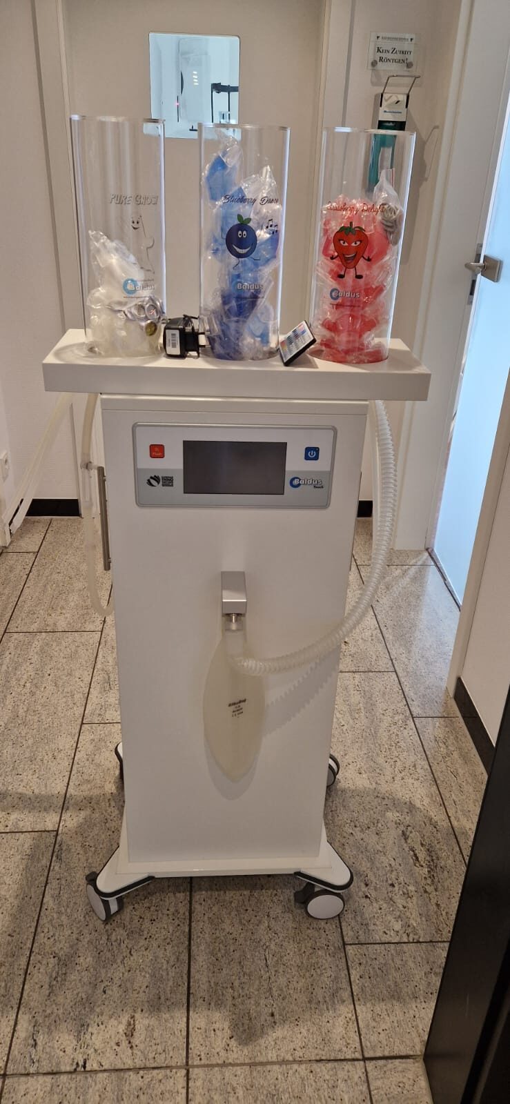 Baldus Touch Lachgasgerät – komplettes System inkl. Zubehör (Top Zustand) | 343971