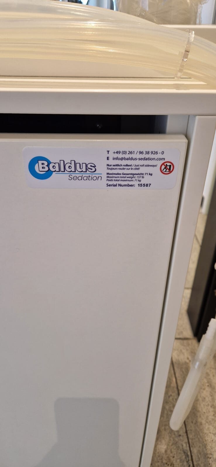 Baldus Touch Lachgasgerät – komplettes System inkl. Zubehör (Top Zustand) | 343968