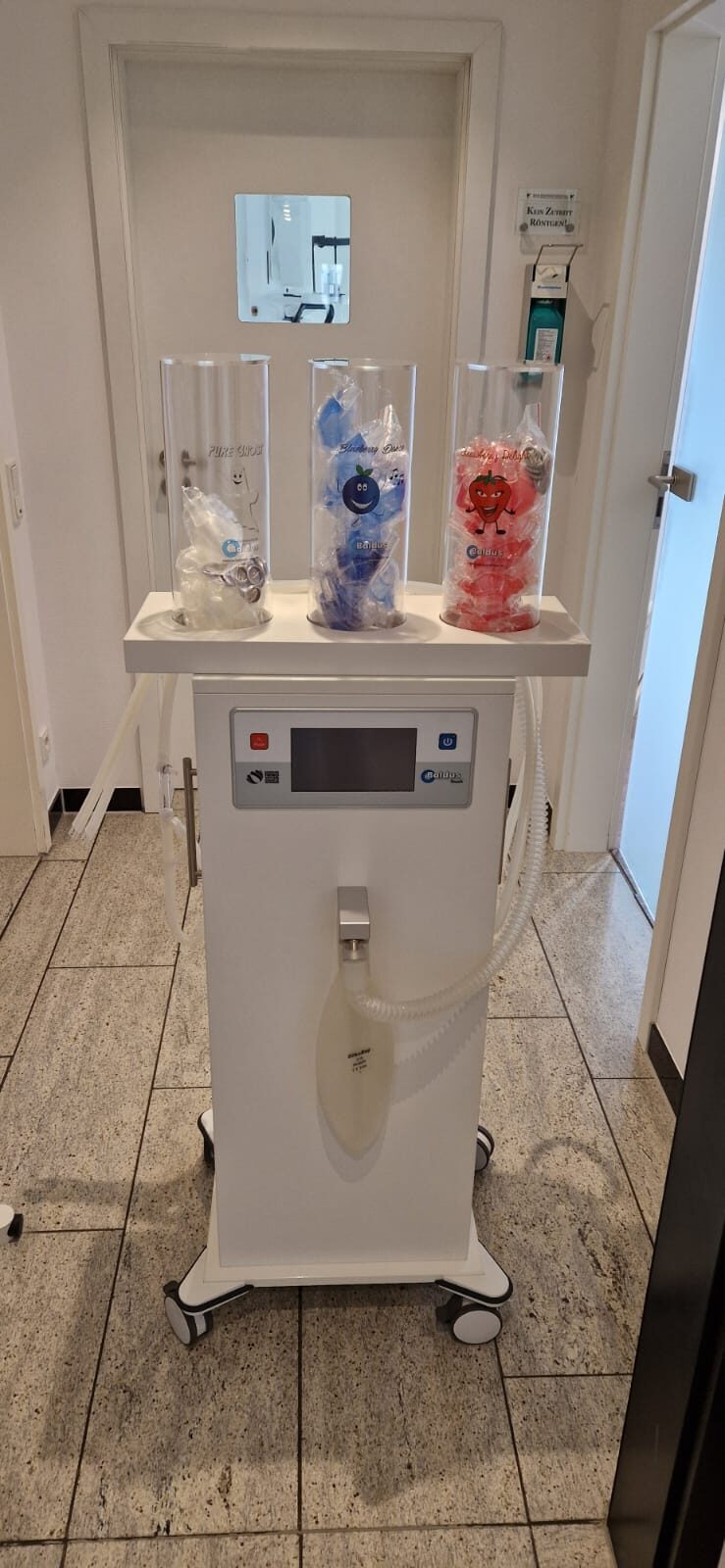 Baldus Touch Lachgasgerät – komplettes System inkl. Zubehör (Top Zustand) | 343965