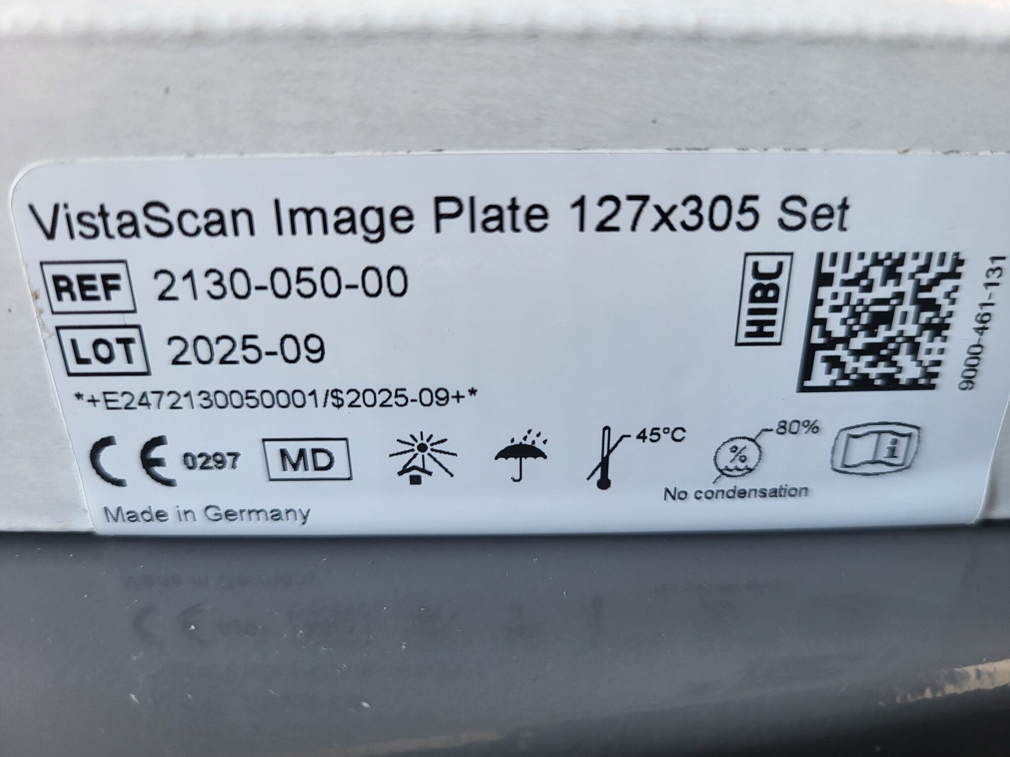 Dürr VistaScan Speicherfolie 127×305 Set #2130-050-00 | 343624